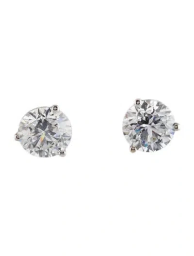 Pre-owned Earrings 14k 1.50ctw Lab-grown Diamond Studs In Multi