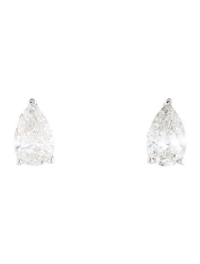Pre-owned Earrings 14k 1.52ctw Lab-grown Diamond Stud  In Multi