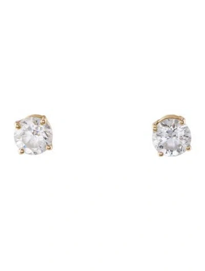 Pre-owned Earrings 14k 1.55ctw Lab-grown Diamond Stud  In Multi