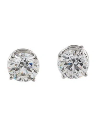 Pre-owned Earrings 14k 1.56ctw Lab-grown Diamond Stud  In Multi