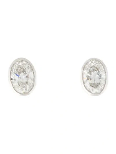 Pre-owned Earrings 14k 1.56ctw Lab-grown Diamond Studs In Multi