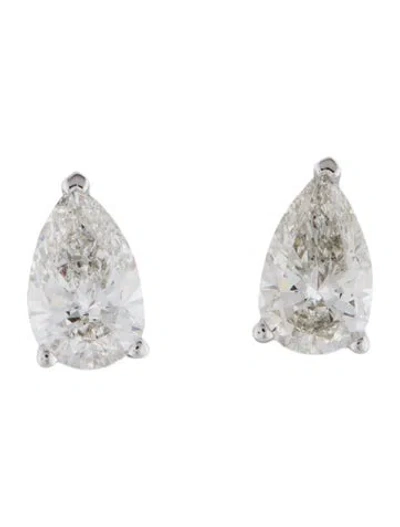 Pre-owned Earrings 14k 1.58ctw Lab-grown Diamond Stud  In Multi