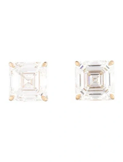 Pre-owned Earrings 14k 16.13ctw Lab-grown Diamond Stud  In Multi