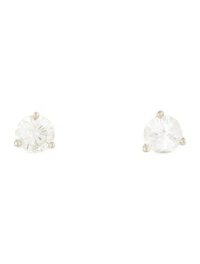 Pre-owned Earrings 14k 1.68ctw Diamond Stud  In Multi