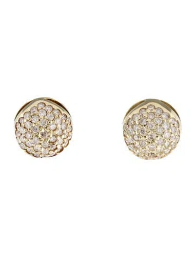 Pre-owned Earrings 14k 1.72ctw Diamond Stud  In Multi