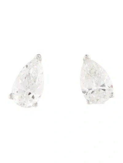 Pre-owned Earrings 14k 1.80ctw Lab-grown Diamond Stud  In Multi