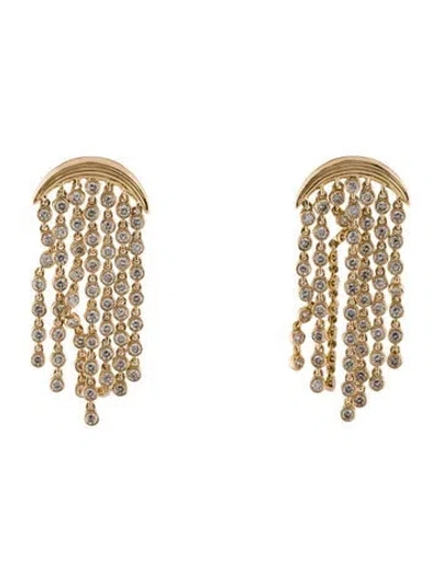 Pre-owned Earrings 14k 1.81ctw Diamond Drop  In Multi