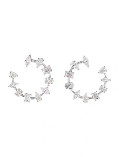 Pre-owned Earrings 14k 1.82ctw Diamond Stud  In Multi