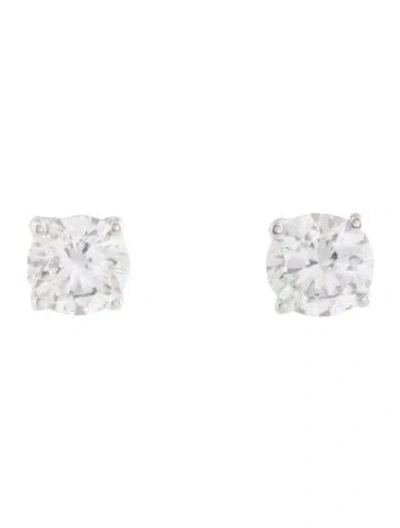 Pre-owned Earrings 14k 1.86ctw Lab-grown Diamond Stud  In Multi