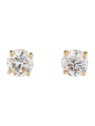 Pre-owned Earrings 14k 1.91ctw Lab-grown Diamond Stud  In Multi