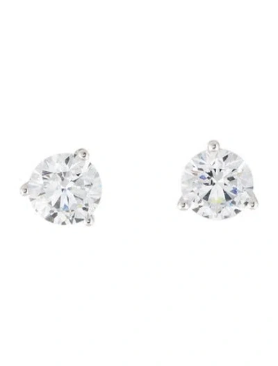 Pre-owned Earrings 14k 1.94ctw Lab-grown Diamond Stud  In Multi
