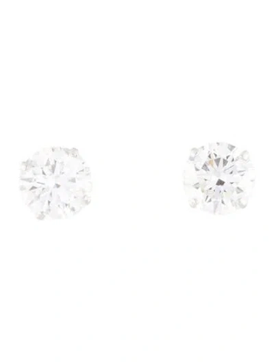 Pre-owned Earrings 14k 1.94ctw Lab-grown Diamond Stud  In Multi