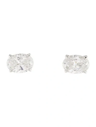Pre-owned Earrings 14k 1.95ctw Lab-grown Diamond Stud  In Multi