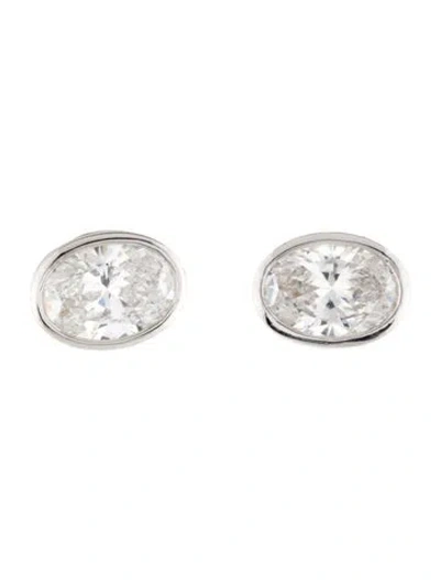 Pre-owned Earrings 14k 1.96ctw Lab-grown Diamond Stud  In Multi