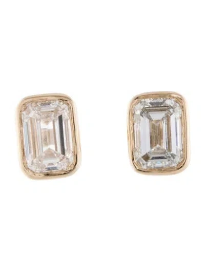 Pre-owned Earrings 14k 1.99ctw Lab-grown Diamond Stud  In Multi