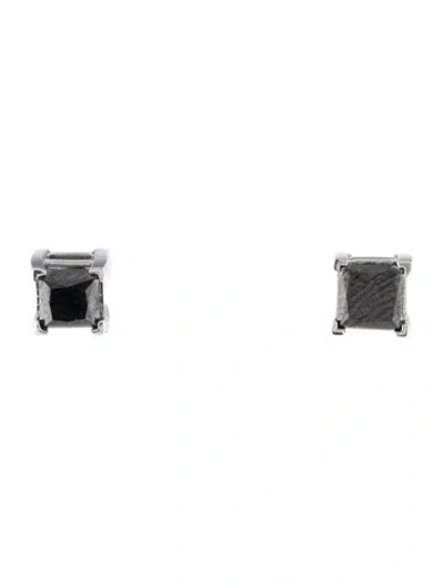Pre-owned Earrings 14k 2.00ctw Diamond Stud  In Multi
