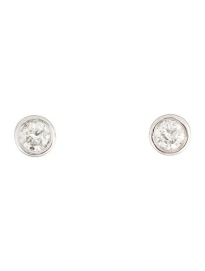 Pre-owned Earrings 14k 2.00ctw Diamond Stud  In Multi