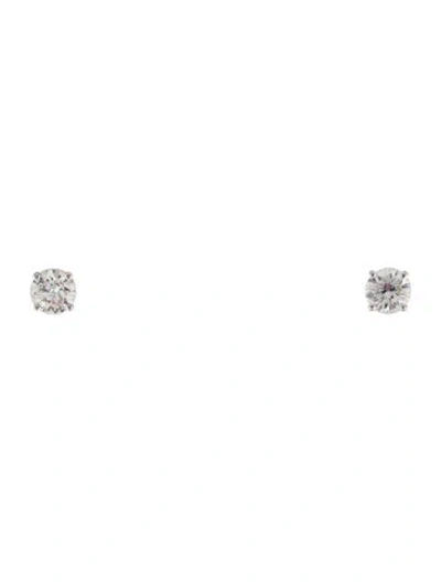 Pre-owned Earrings 14k 2.00ctw Diamond Stud  In Multi