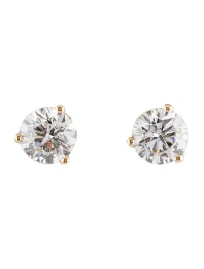 Pre-owned Earrings 14k 2.00ctw Lab-grown Diamond Martini Stud  In Multi