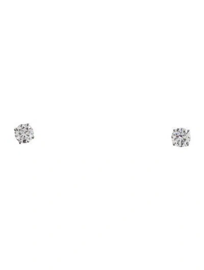 Pre-owned Earrings 14k 2.00ctw Lab-grown Diamond Solitaire Stud  In Multi
