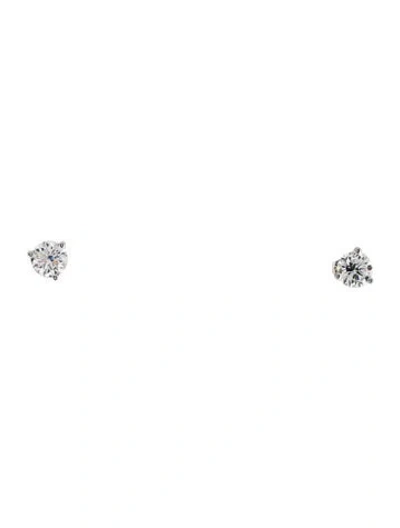 Pre-owned Earrings 14k 2.00ctw Lab-grown Diamond Solitaire Stud  In Multi