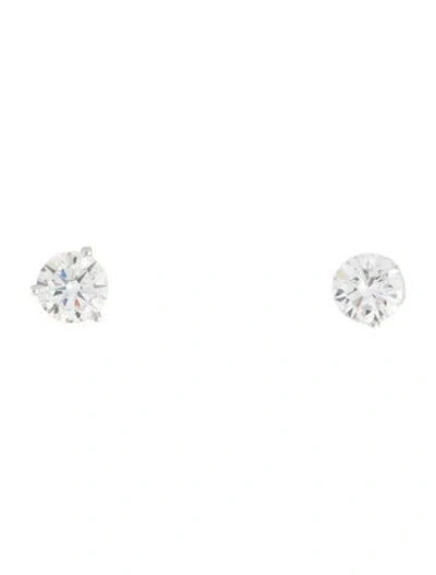 Pre-owned Earrings 14k 2.00ctw Lab-grown Diamond Stud  In Multi