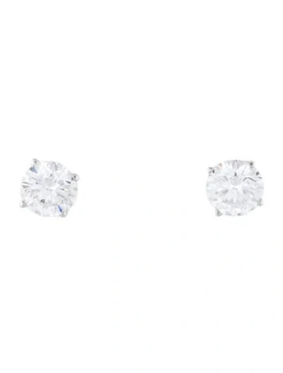Pre-owned Earrings 14k 2.00ctw Lab-grown Diamond Stud  In Multi