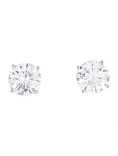 Pre-owned Earrings 14k 2.00ctw Lab-grown Diamond Stud  In Multi