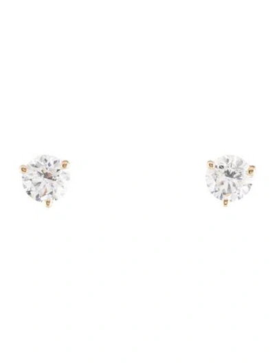 Pre-owned Earrings 14k 2.00ctw Lab-grown Diamond Stud  In Multi