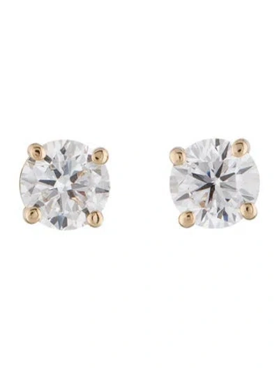 Pre-owned Earrings 14k 2.00ctw Lab-grown Diamond Stud  In Multi