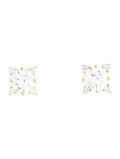 Pre-owned Earrings 14k 2.00ctw Lab-grown Diamond Stud  In Multi