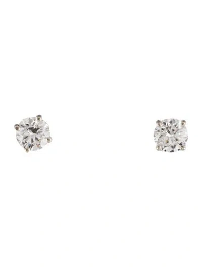 Pre-owned Earrings 14k 2.00ctw Lab-grown Diamond Studs In Multi