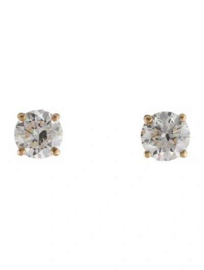 Pre-owned Earrings 14k 2.02ctw Lab-grown Diamond Stud  In Multi