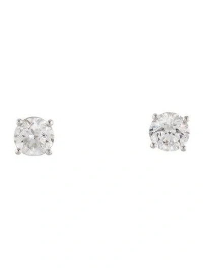 Pre-owned Earrings 14k 2.02ctw Lab-grown Diamond Stud  In Multi