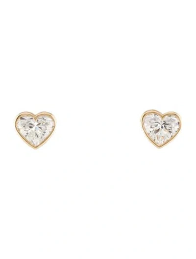 Pre-owned Earrings 14k 2.02ctw Lab-grown Diamond Stud  In Multi