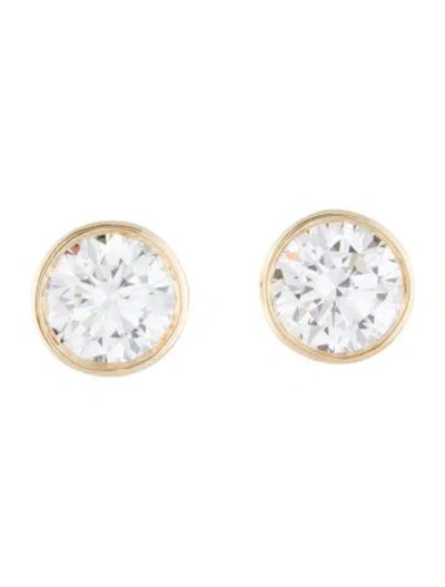 Pre-owned Earrings 14k 2.02ctw Lab-grown Diamond Stud  W/ Tags In Multi