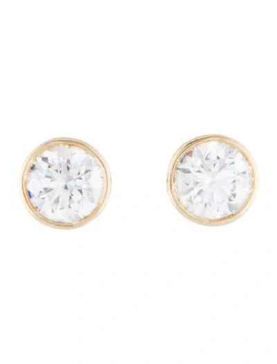Pre-owned Earrings 14k 2.02ctw Lab-grown Diamond Stud  W/ Tags In Multi