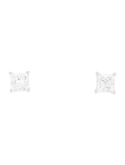 Pre-owned Earrings 14k 2.02ctw Lab-grown Diamond Solitaire Stud  In Multi