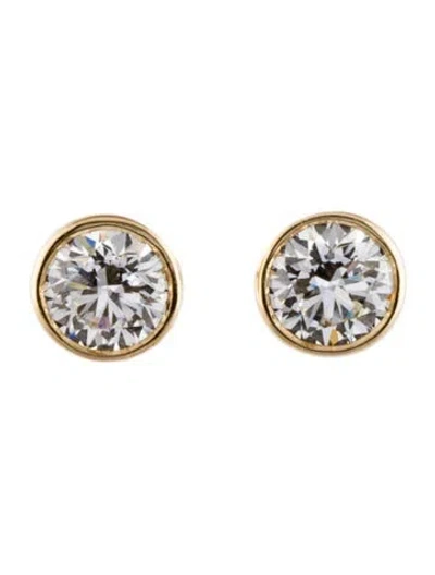 Pre-owned Earrings 14k 2.03ctw Lab-grown Diamond Stud  W/ Tags In Multi