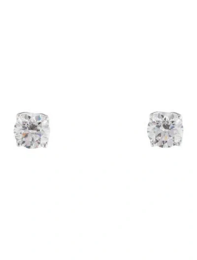 Pre-owned Earrings 14k 2.04ctw Lab-grown Diamond Stud  In Multi