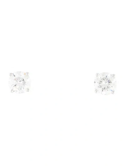 Pre-owned Earrings 14k 2.05ctw Lab-grown Diamond Stud In Multi