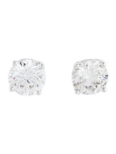 Pre-owned Earrings 14k 2.05ctw Lab-grown Diamond Stud In Multi