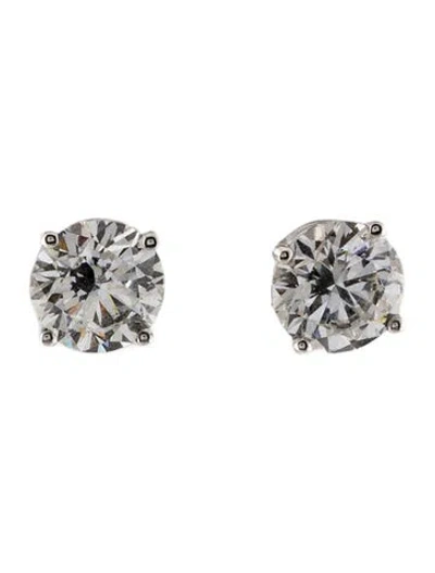 Pre-owned Earrings 14k 2.07ctw Lab-grown Diamond Stud  In Multi