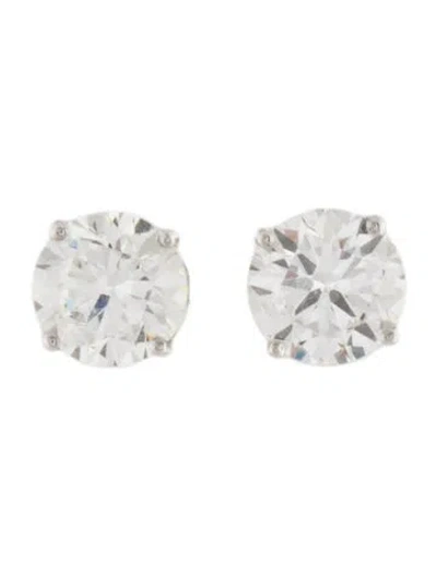 Pre-owned Earrings 14k 2.07ctw Lab-grown Diamond Stud  In Multi