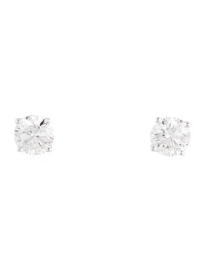 Pre-owned Earrings 14k 2.07ctw Lab-grown Diamond Stud  In Multi
