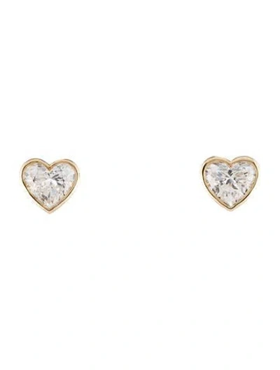 Pre-owned Earrings 14k 2.08ctw Lab-grown Diamond Stud  In Multi