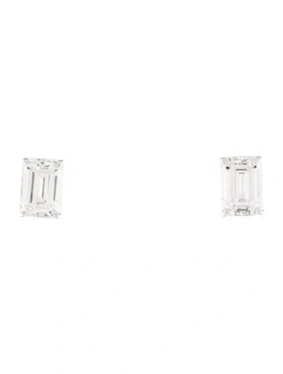 Pre-owned Earrings 14k 2.08ctw Lab-grown Diamond Stud  In Multi