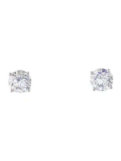 Pre-owned Earrings 14k 2.08ctw Lab-grown Diamond Stud  In Multi