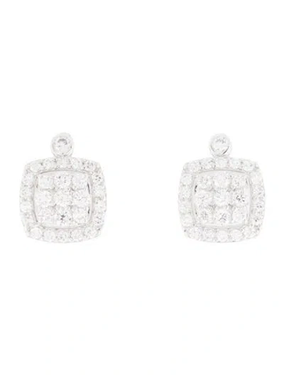 Pre-owned Earrings 14k 2.09ctw Diamond Drop  In Multi