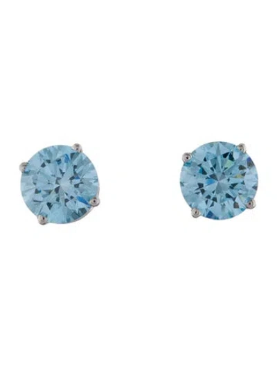 Pre-owned Earrings 14k 2.09ctw Lab-grown Diamond Soliatire Stud  In Multi